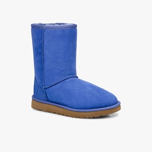 Ugg Classic Short II Women Classic Boots Blue (8476RLFOM)